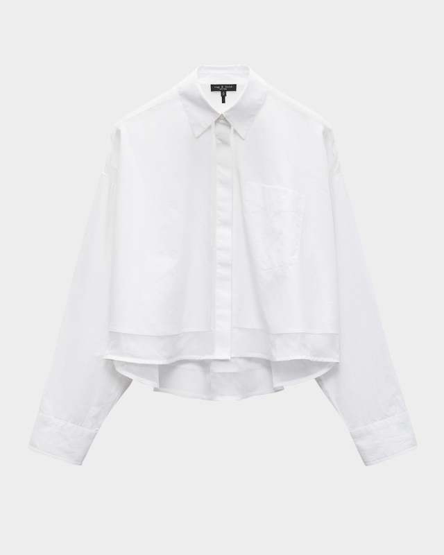 Beatrice Cropped Combo Shirt